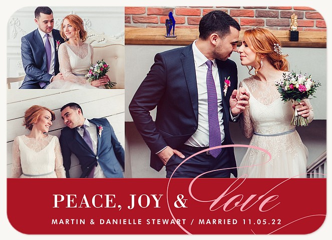 Stately Love Christmas Cards