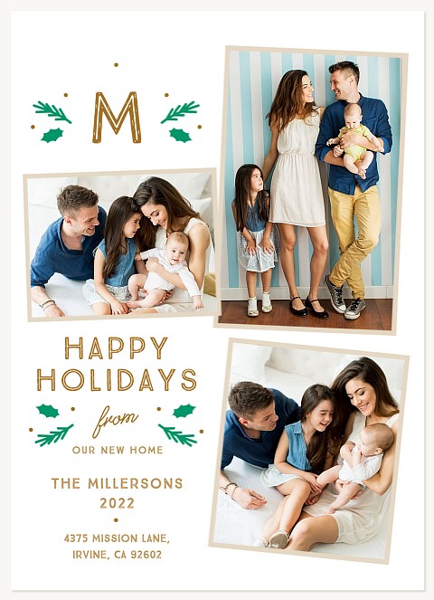 Krafty Charm Personalized Holiday Cards