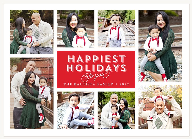 Holiday Album Personalized Holiday Cards
