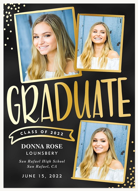 Confetti Collage Graduation