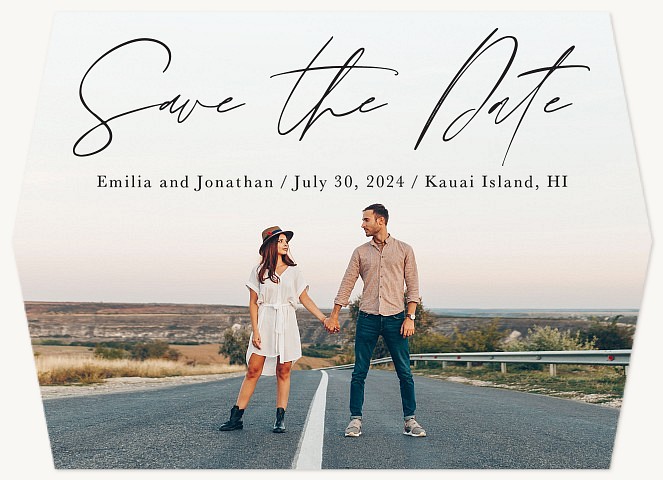 Elegantly Written Save the Date Cards
