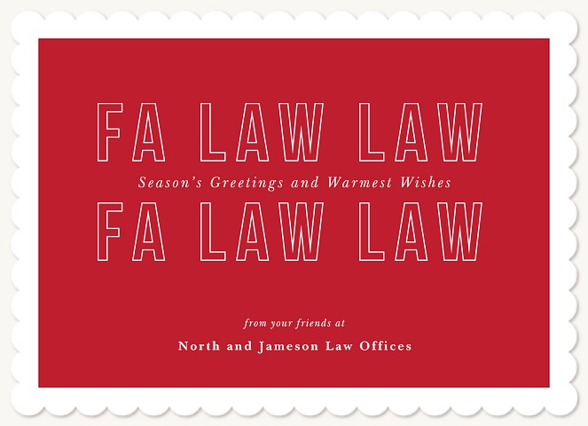 Fa Law Law Business Holiday Cards