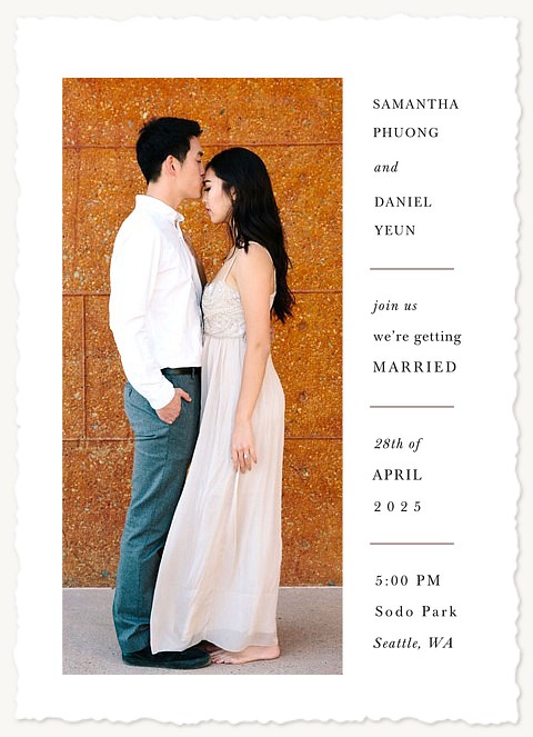 Simplicity Wedding Invitations