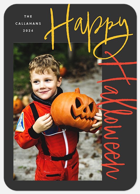 Spooky Corner Halloween Photo Cards