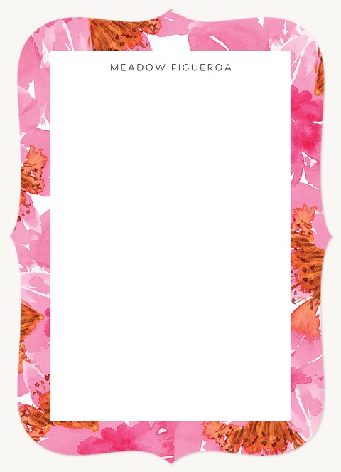 Bright Peonies Stationery