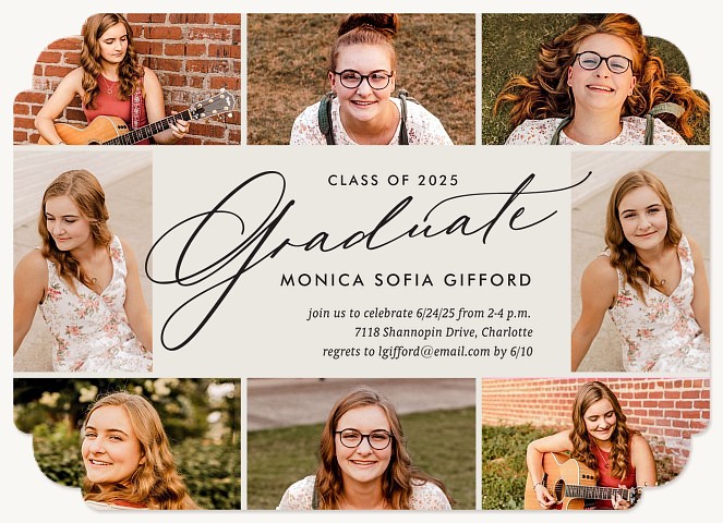 Scripted Collection Graduation Cards