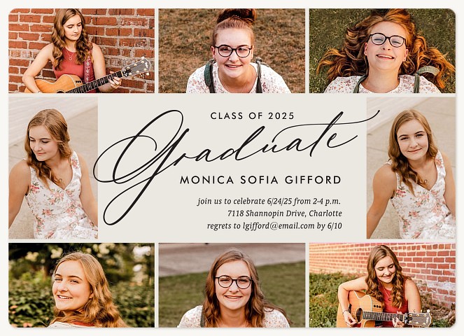 Scripted Collection Graduation Cards