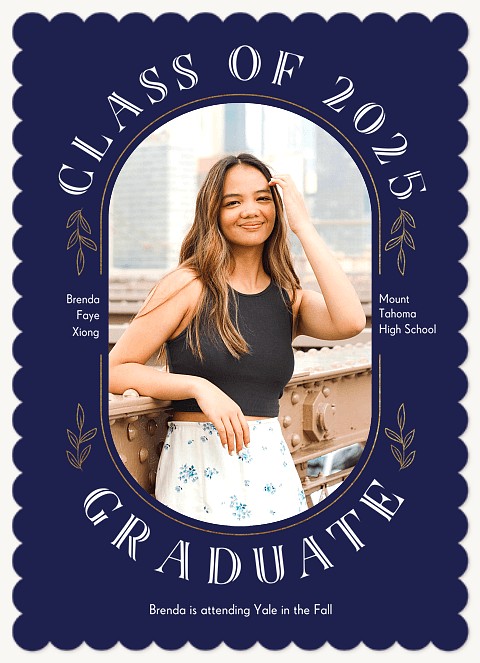 Chic Sprigs Graduation Cards