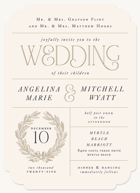 Eternal Wedding Invitations