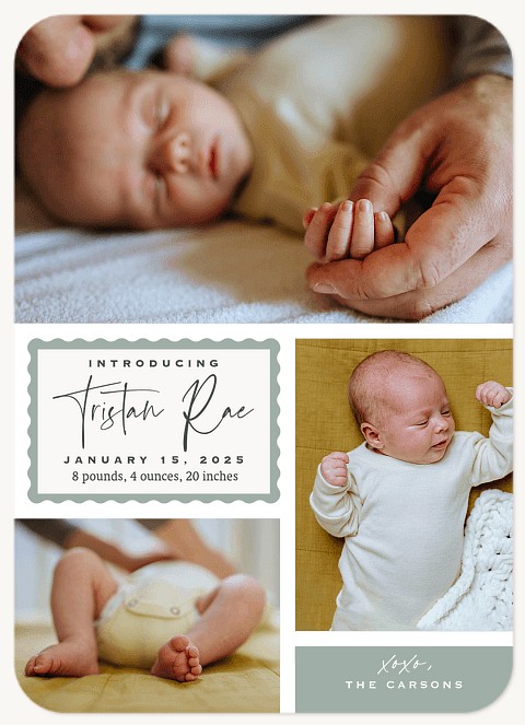 Little Label Baby Announcements