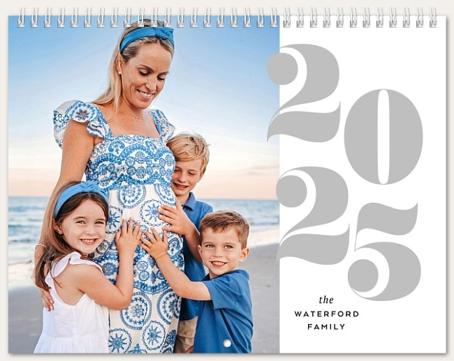 Vertical Year Calendar Custom Photo Calendars