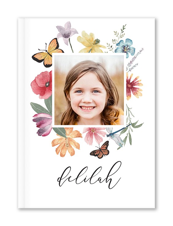 Spring Butterflies Custom Hardcover Journals