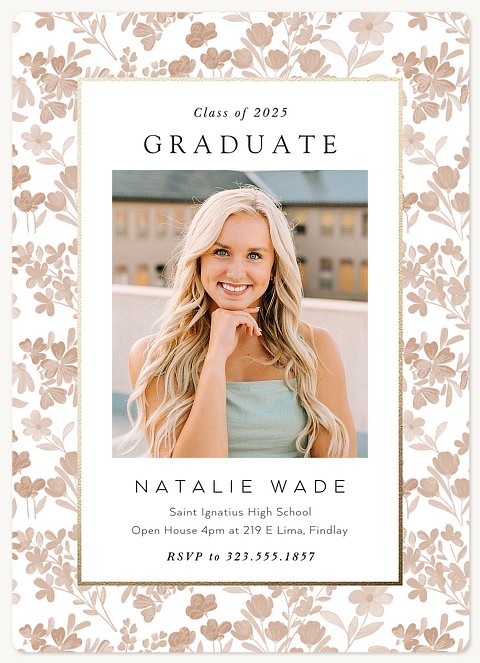 Flower Power Graduation Cards