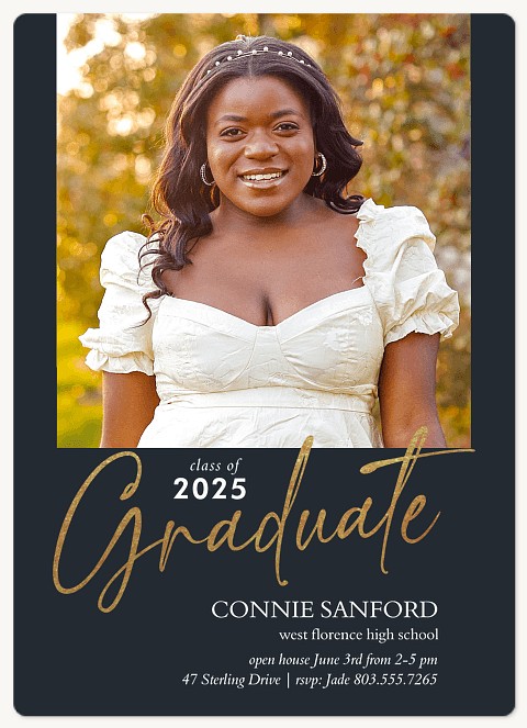 Gilded Greeting Graduation Cards