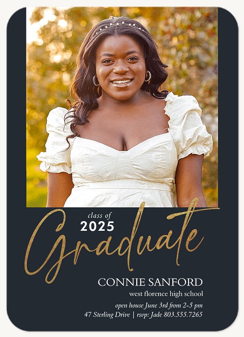 Gilded Greeting Graduation Cards