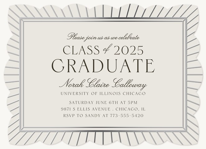 Sunburst Frame Graduation Cards