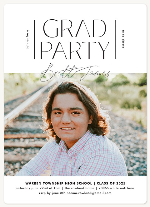 Signature Party Graduation Cards