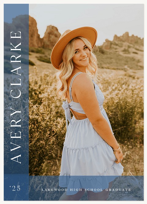 Corner Plaid Graduation Cards