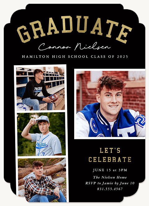 Senior Photo Strip Graduation Cards