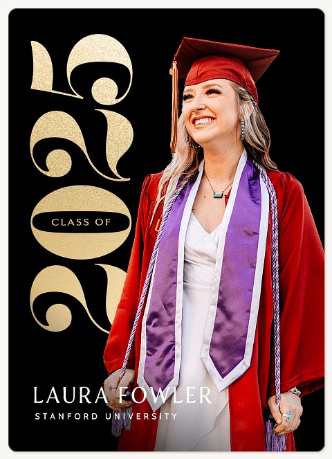 Radiantly Bold Graduation Cards