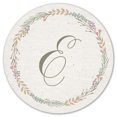 Rustic Wreath Custom Coasters