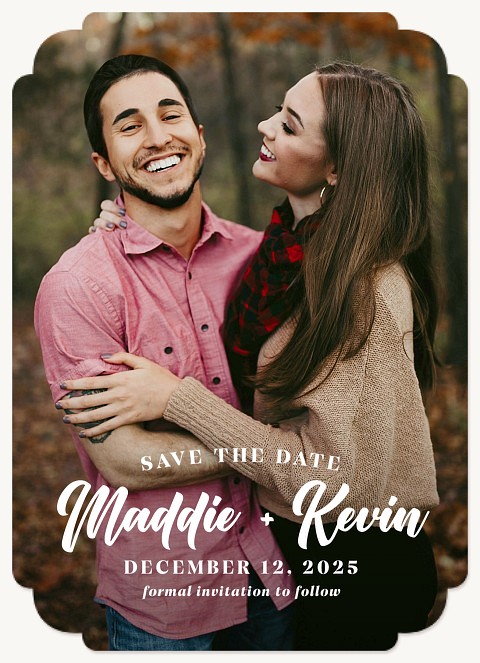 Love Flurry Save the Date Cards