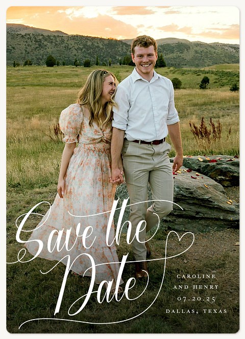 Scripted Affection Save the Date Magnets