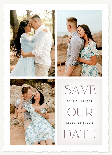 Quadrant Save the Date Cards