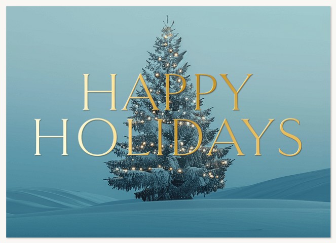 Single Tree Business Holiday Cards