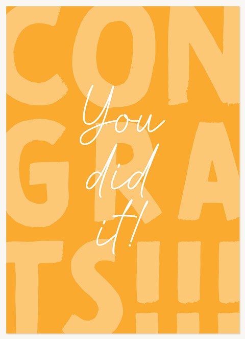 You Did It! Greeting Cards