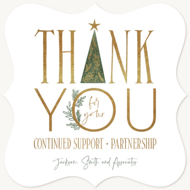 Continued Partnership Business Holiday Cards