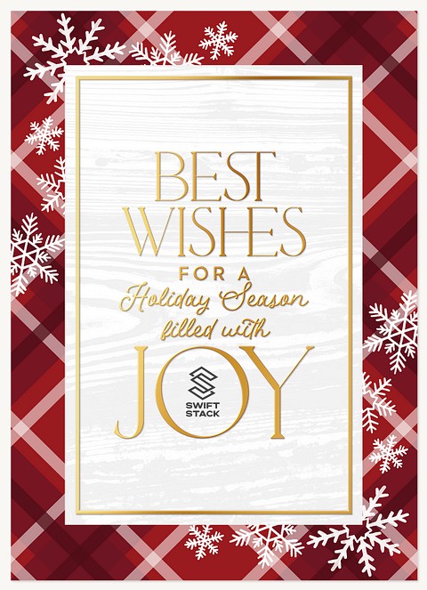 Filled With Joy Business Holiday Cards