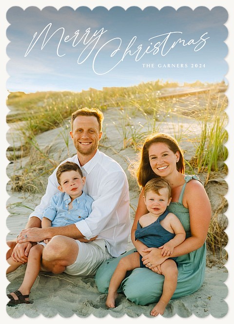 Tip Top Personalized Holiday Cards