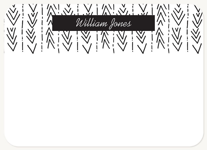 Tribal Arrow Print Stationery