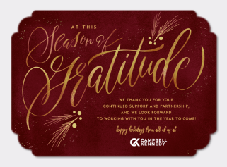 Season of Gratitude Card
