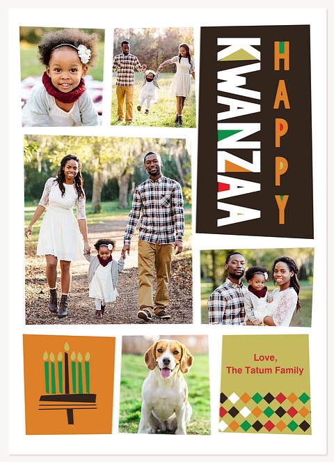 Bold Mosaic  Kwanzaa Cards