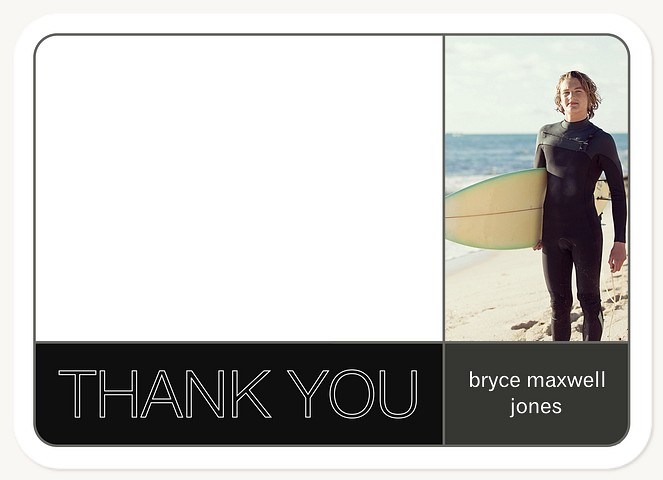 Modern Grad Graduation Thank You Cards