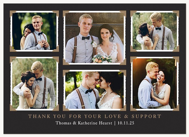 Family Album  Wedding Thank You Cards