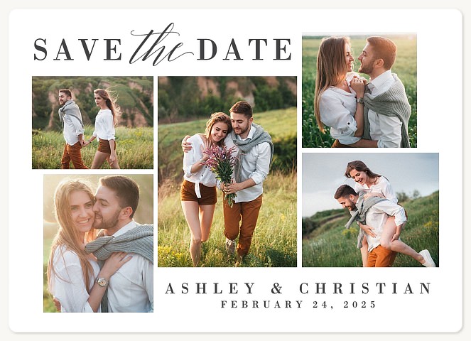 Sweetest Collage Save the Date Magnets