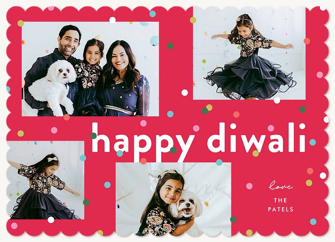 More Confetti Diwali Holiday Cards