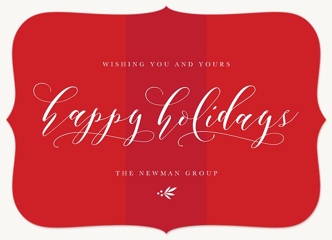 Classic Merry Business Holiday Cards