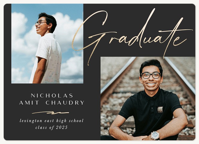 Dashing Grad Graduation Cards