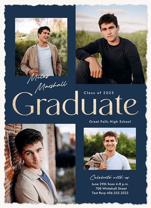 Bold & Modern Graduation Cards