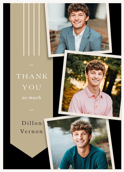 Stacked Banner Thank You Cards 