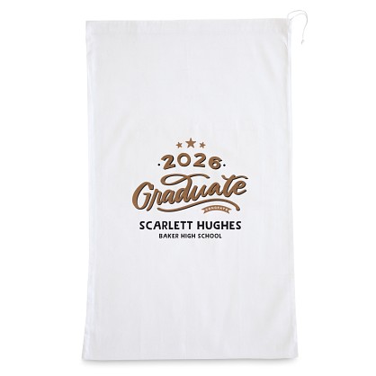 Vintage Style Graduation Laundry Bag