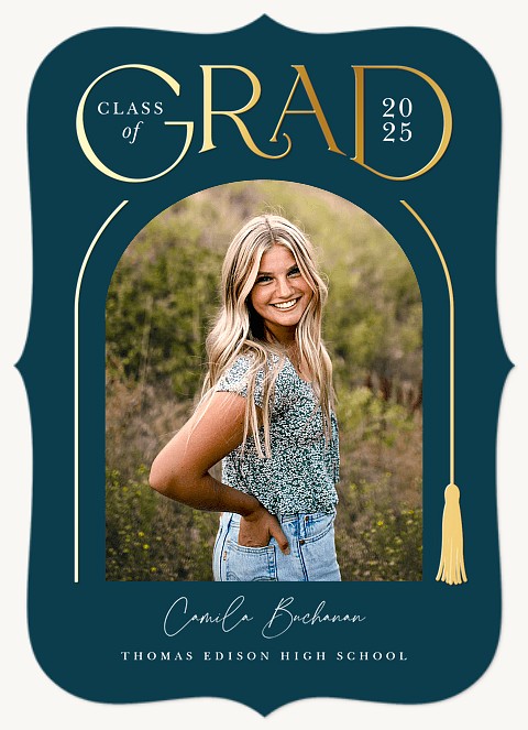 Arched Tassel Graduation Cards