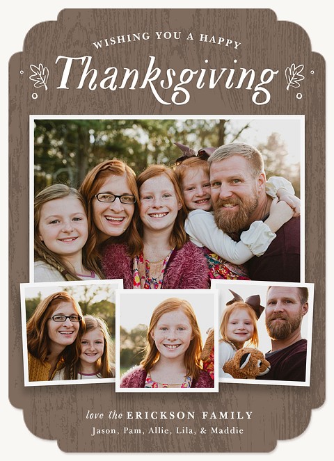 Woodland Harvest Thanksgiving Cards