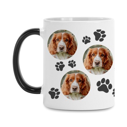 Pet Paw Photo Color Changing Mug