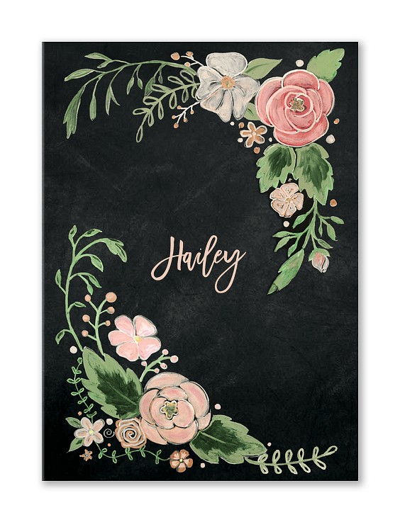 Floral Dreams Custom Hardcover Journals