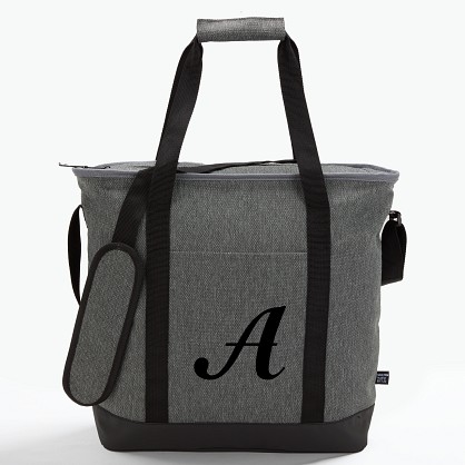 Script Initial Vila Tote Bag Cooler